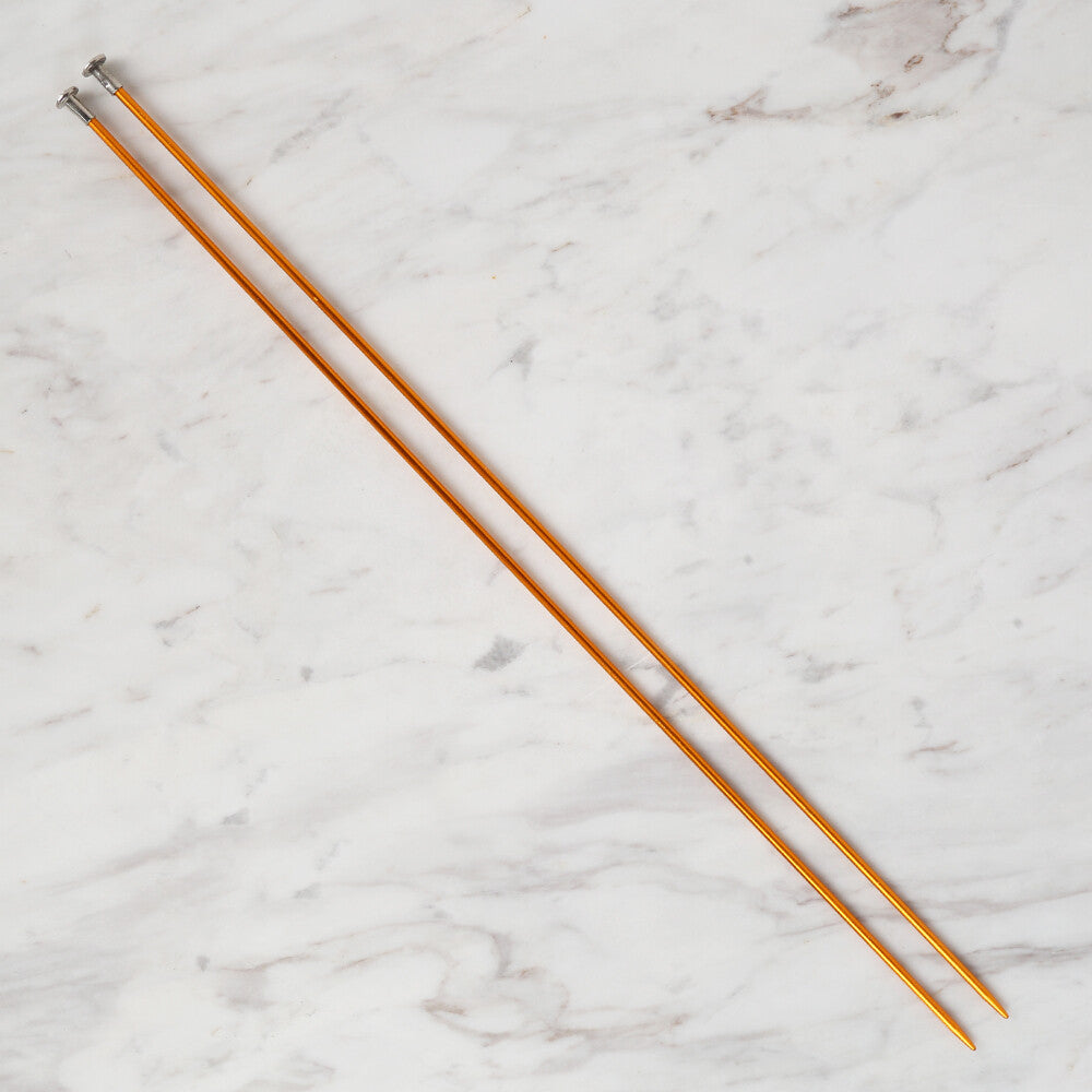 Loren Crafts 3 mm 35 cm Sarı Metal Örgü Şişi - LRN320